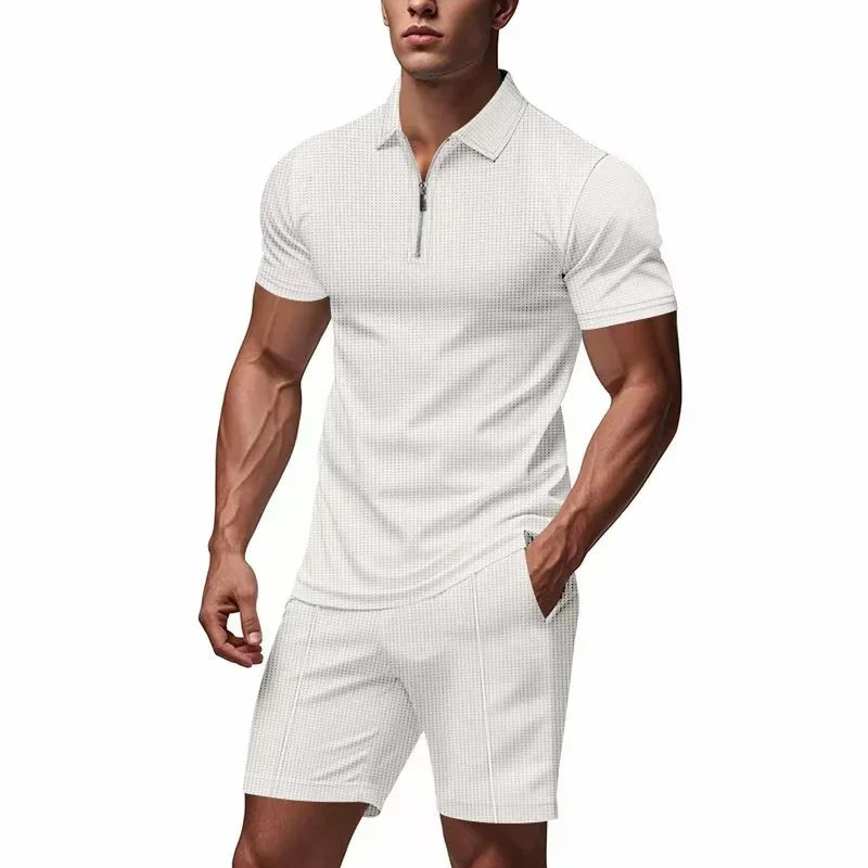Heren Actief Zomerset - Comfortabele Pasvorm - Wit