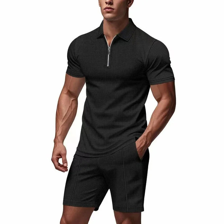 Heren Actief Zomerset - Comfortabele Pasvorm - Zwart