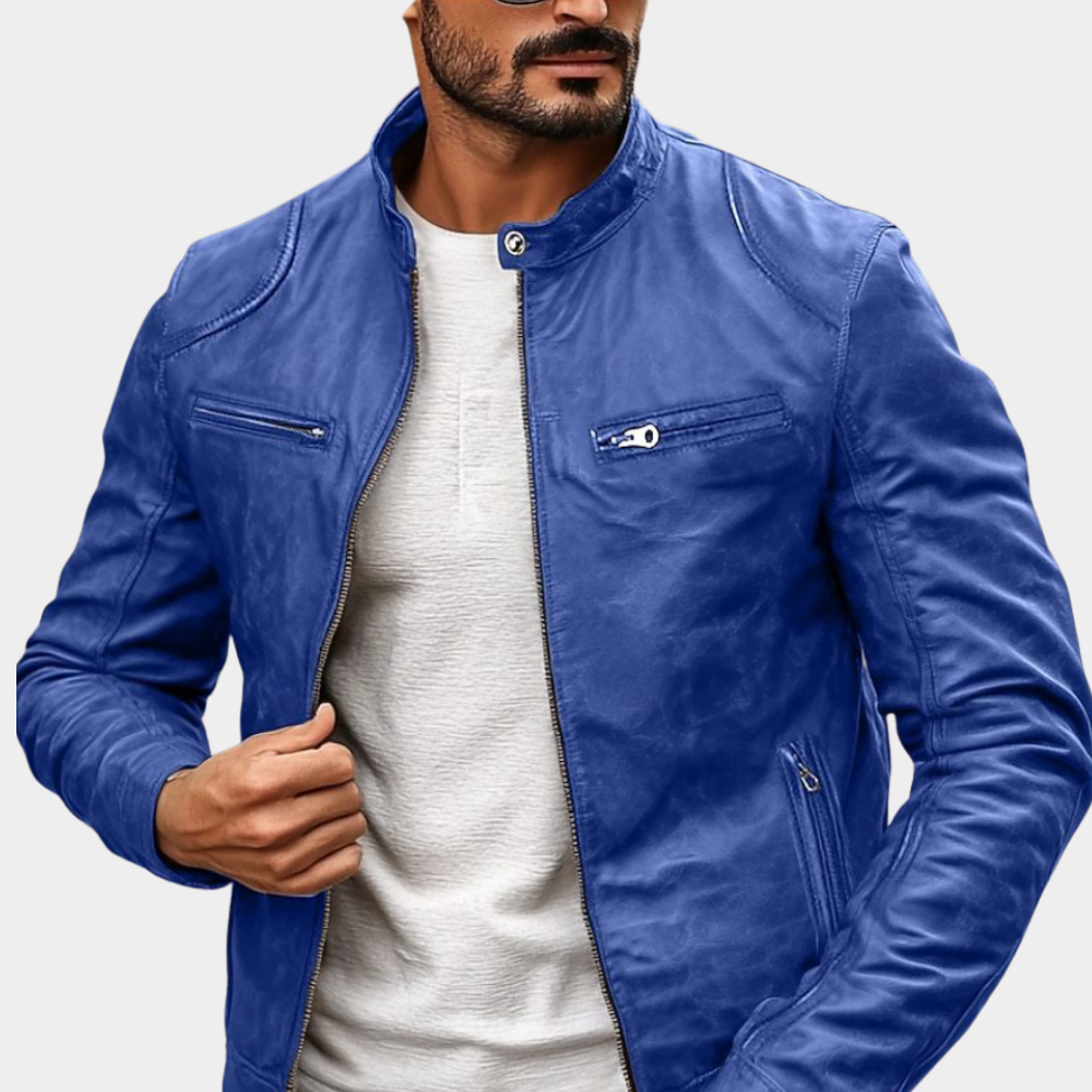 Heren Avontuursjack Licht - Zwart - Blauw
