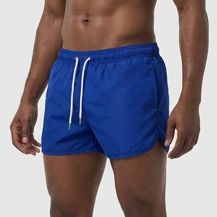Heren Badeshorts Effen - Zomerse Zwemshorts - Blauw