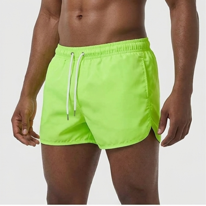 Heren Badeshorts Effen - Zomerse Zwemshorts - Groen