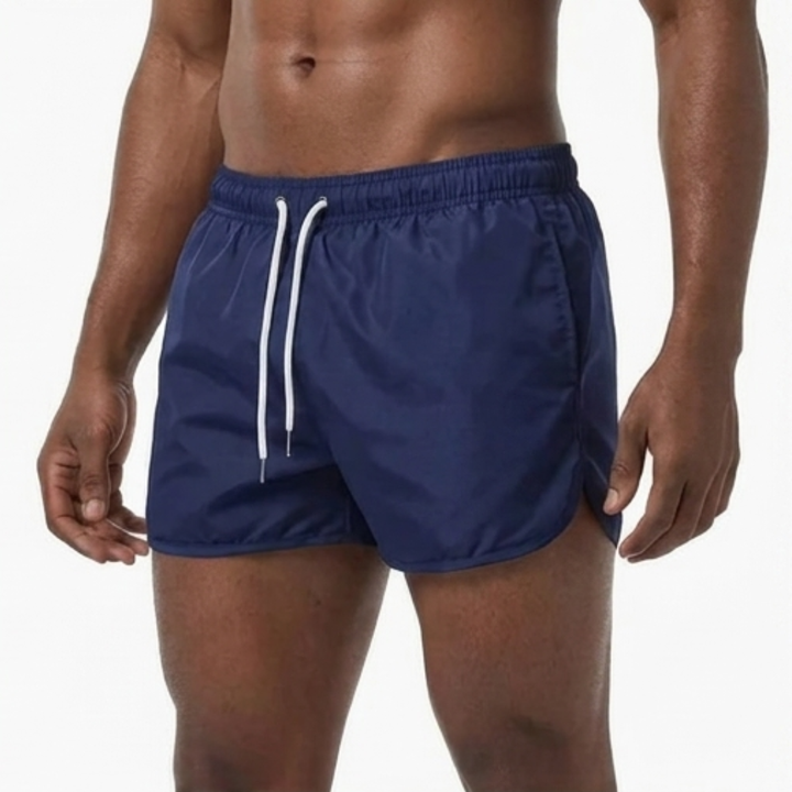Heren Badeshorts Effen - Zomerse Zwemshorts - Marineblauw