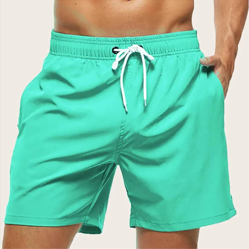 Heren Badeshorts Zwembroek - Casual Zomermodel - Lichtgroen