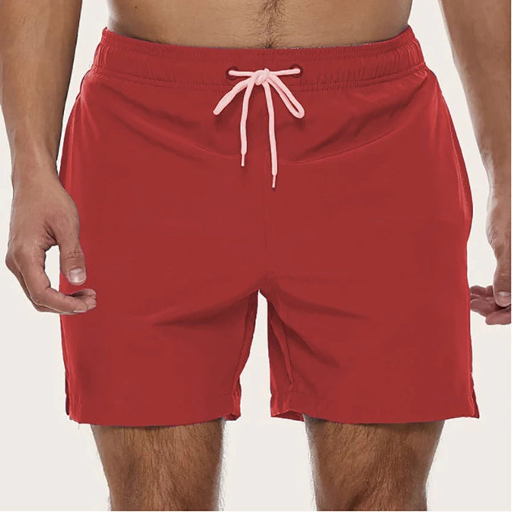Heren Badeshorts Zwembroek - Casual Zomermodel - Rood