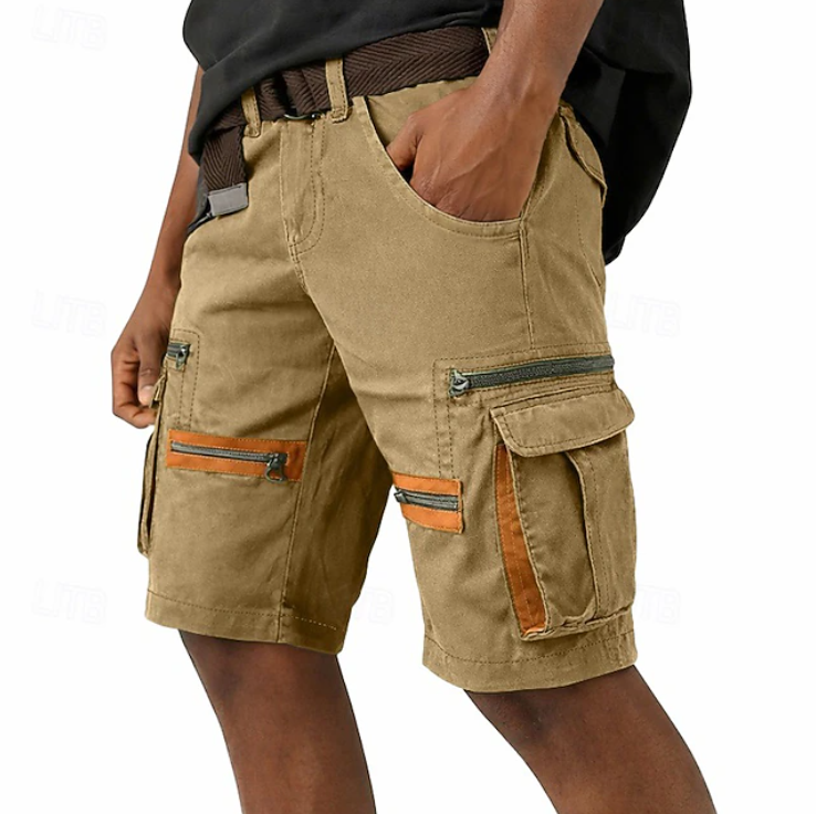 Heren Cargo Short - Outdoor Comfort - Khaki