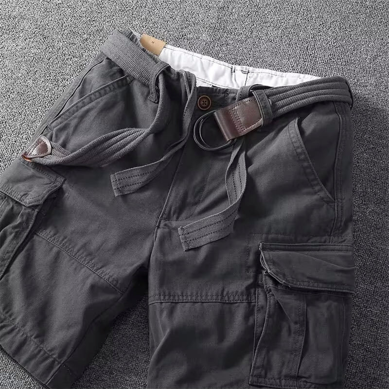 Heren Cargo Shorts met Zakken - Klassiek Design