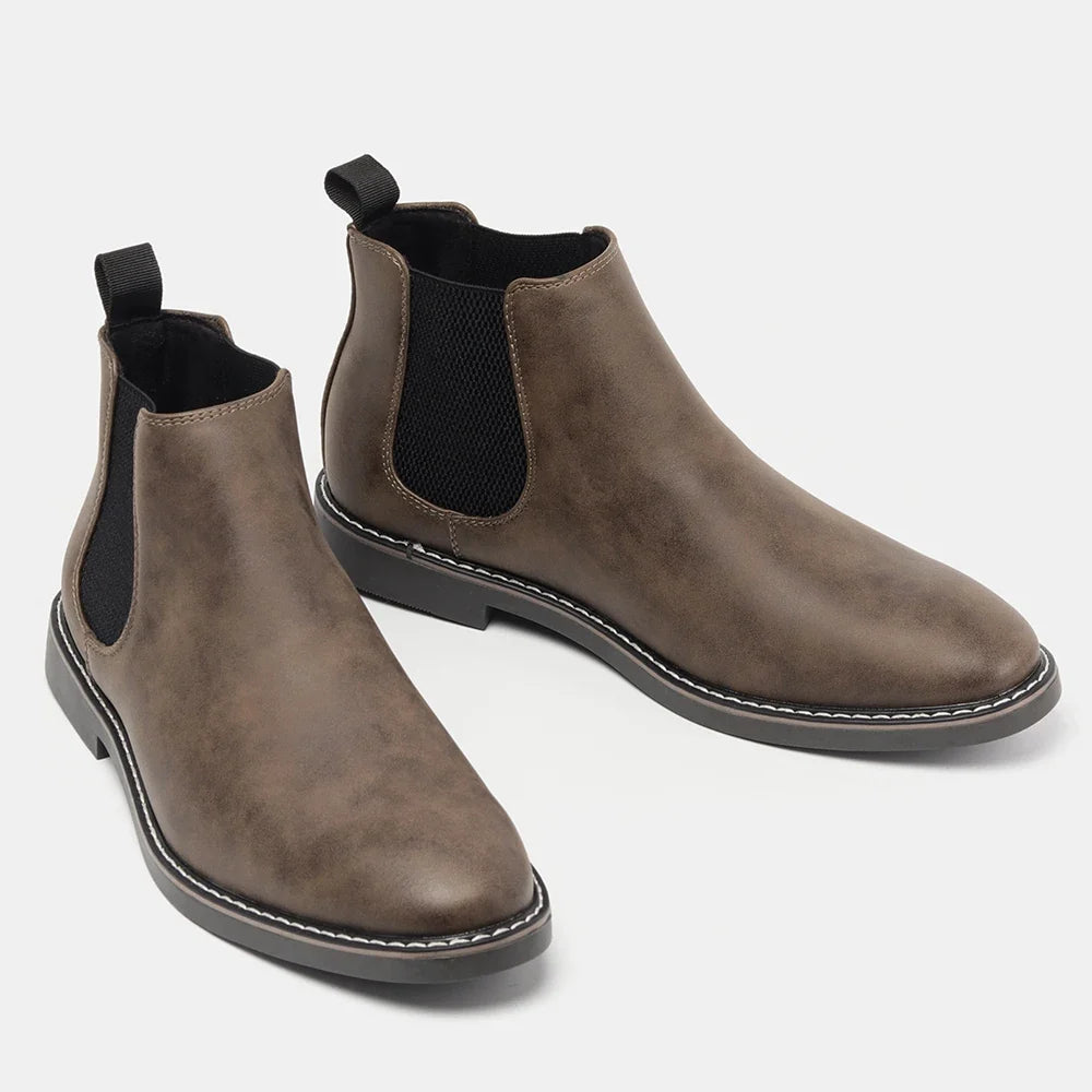 Heren Chelsea Boots met Elastische Zijpanelen - Klassiek Design
