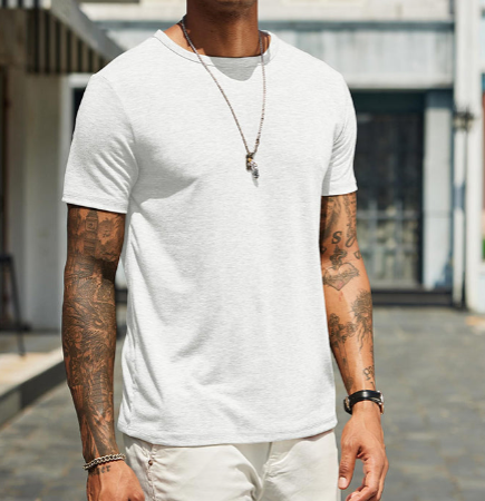 Heren Classic T-Shirt - Comfortabel Dagelijks Shirt