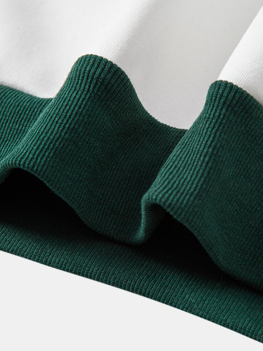 Heren Colour Block Polokraag Sweatshirt - Relaxed Fit