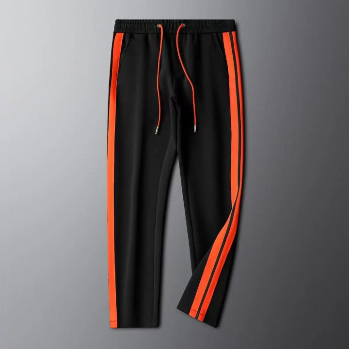 Heren Colour Block Trainingspak - Ritssluiting Rechte Pijpen