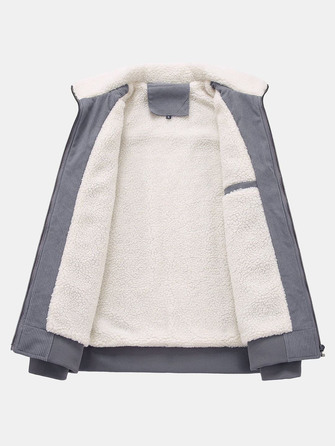 Heren Corduroy Jas met Teddy Voering - Casual Winterjas