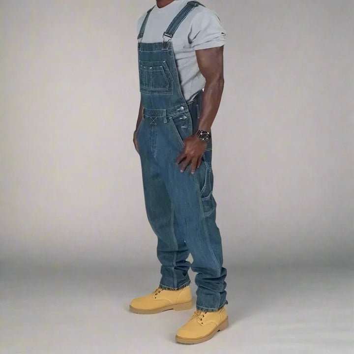 Heren Denim Overall Rechte Pijp - Moderne Werkkleding