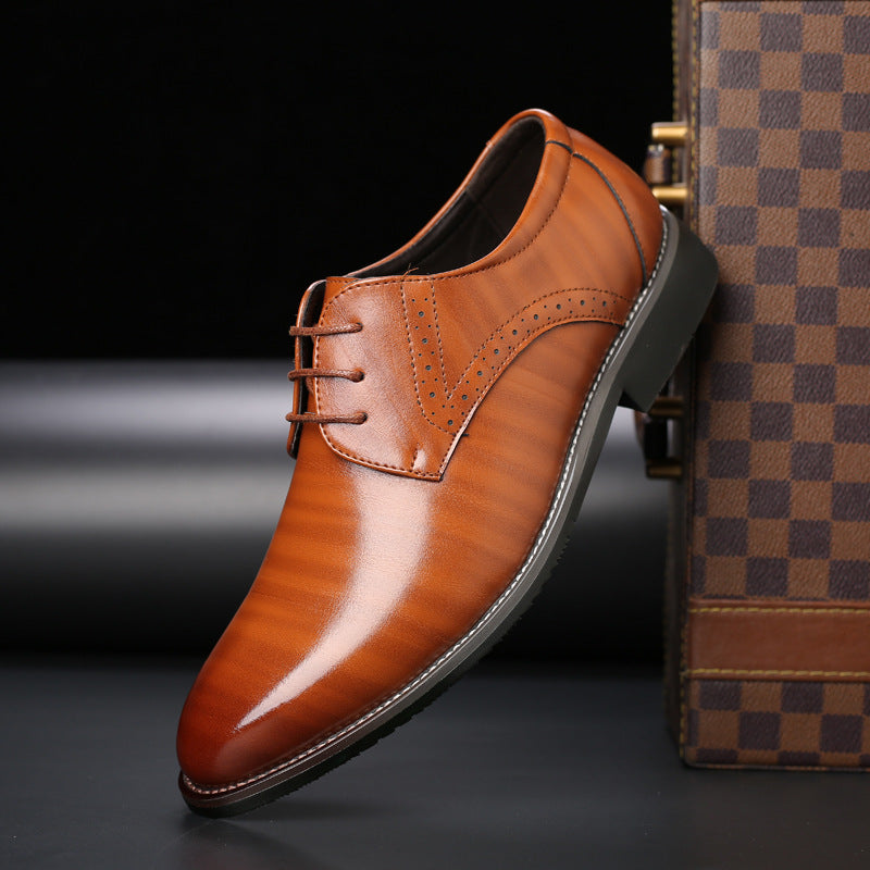 Heren Derby Nette Schoenen - Klassieke Uitstraling - Bruin