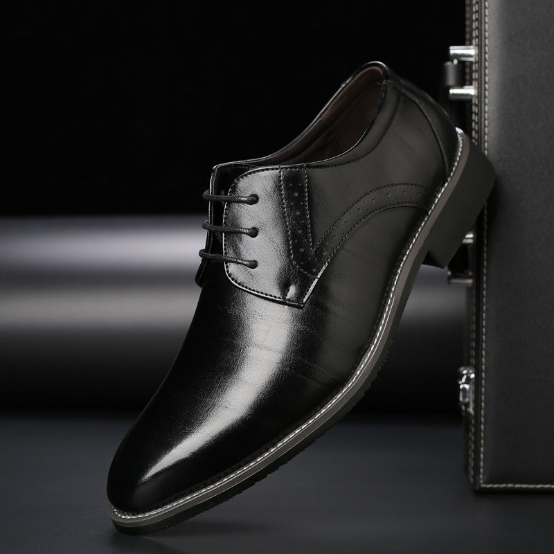 Heren Derby Nette Schoenen - Klassieke Uitstraling - Zwart