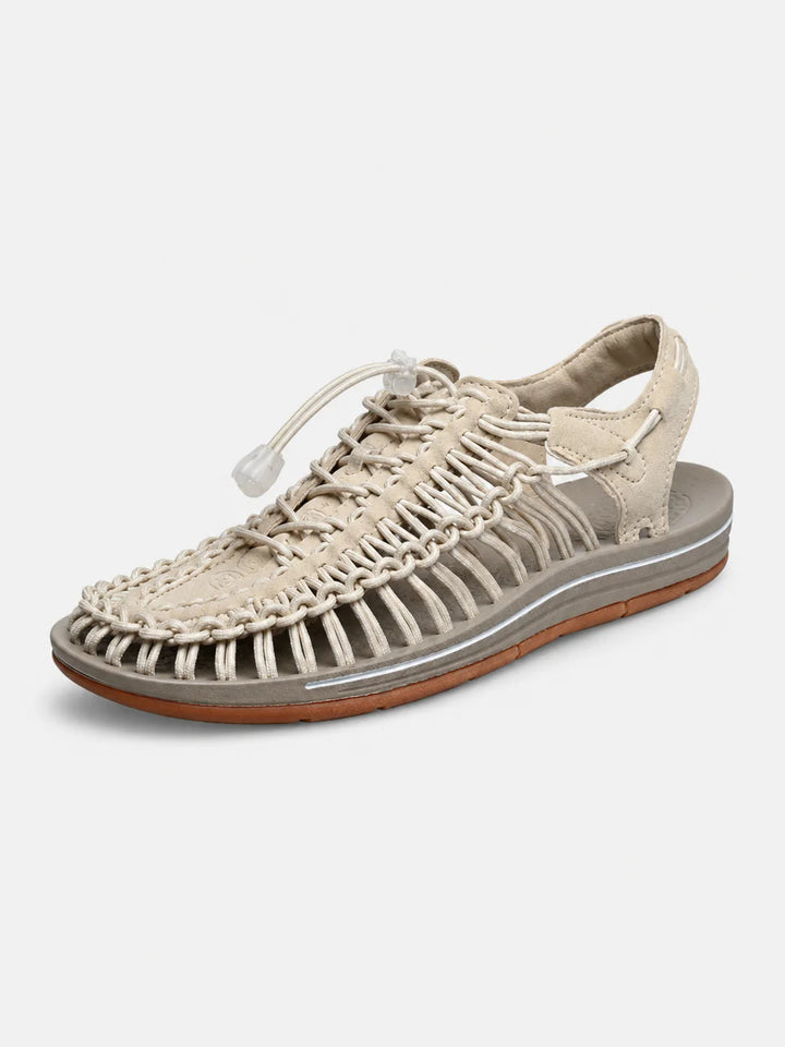 Heren Gesloten Teenslippers met Uitsnijding - Zomerse Sandalen