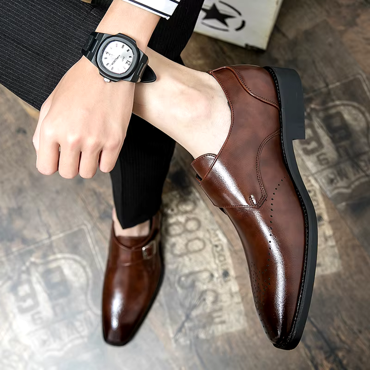 Heren Gesp Nette Schoenen - Elegante Bandsluitng