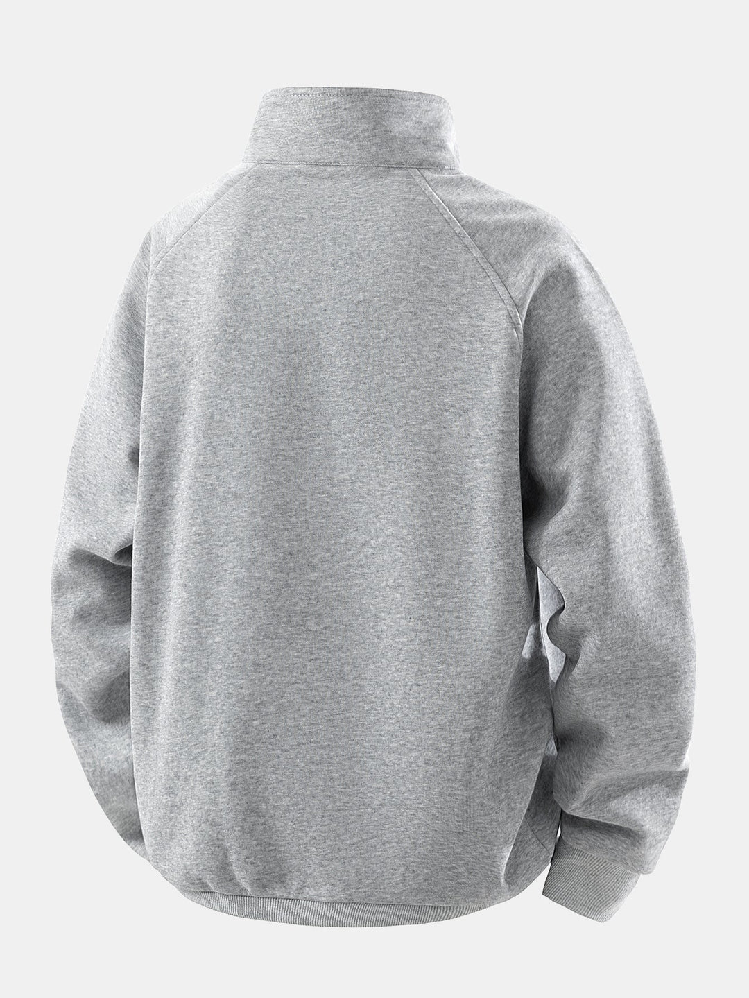 Heren Katoen Blend Quarter Zip Sweatshirt - Relaxed Fit