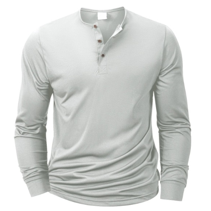 Heren Klassiek Overhemd Lange Mouwen - Elegant Comfort - Wit