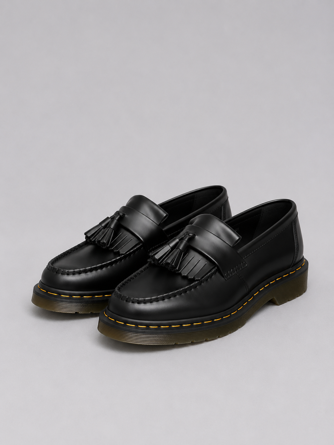 Heren Leren Loafers met Kwastjes - Casual Slip-On - Zwart