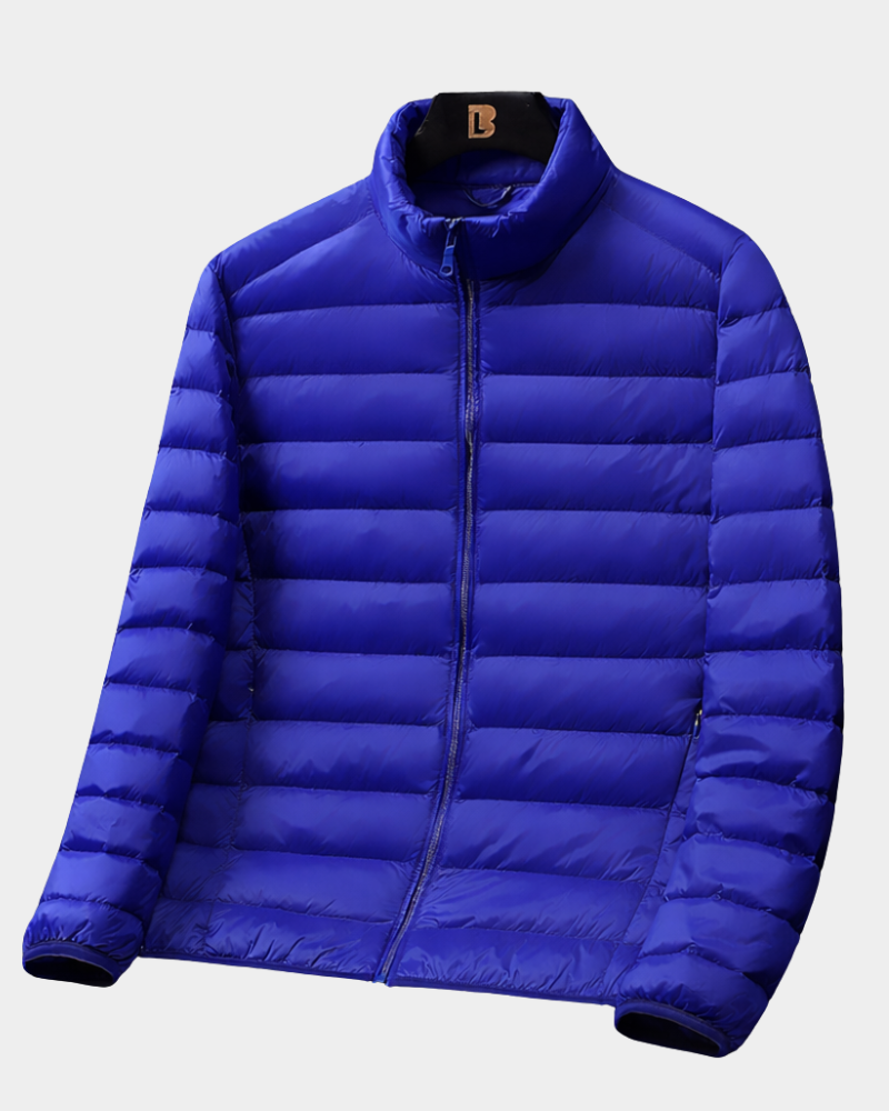 Heren Lichte Daunenjacke - Ultraleicht en Warm - Lichtblauw
