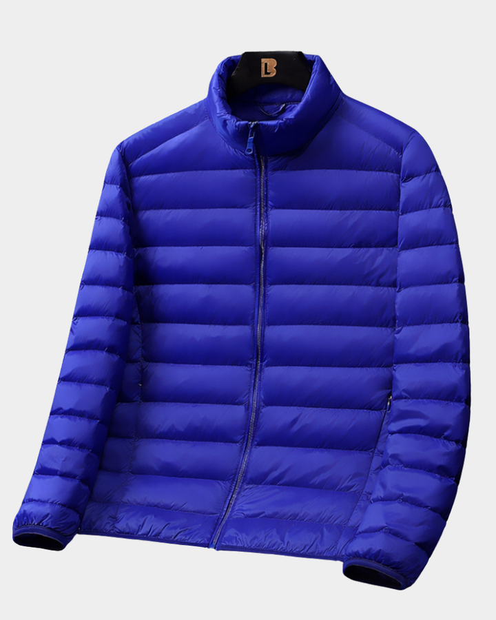 Heren Lichte Daunenjacke - Ultraleicht en Warm - Lichtblauw