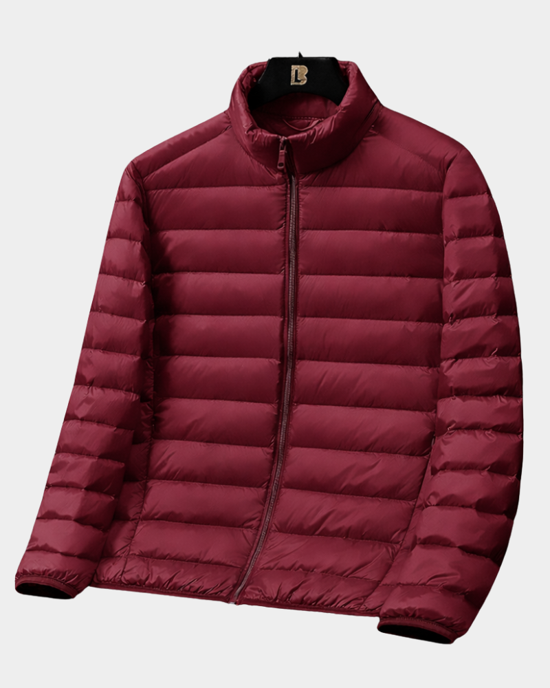 Heren Lichte Daunenjacke - Ultraleicht en Warm - Rood