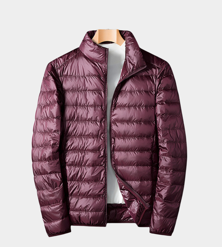 Heren Lichte Zomerjack - Elegante Windbreaker - Bourgondie