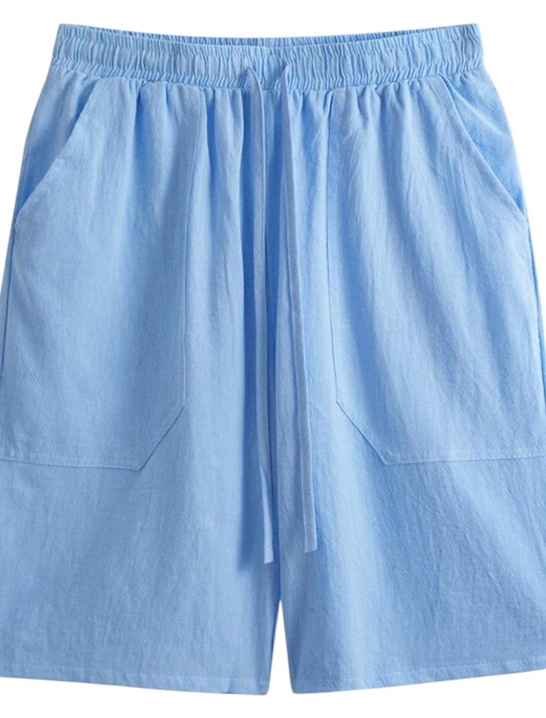 Heren linnen shorts - klassieke zomerfit