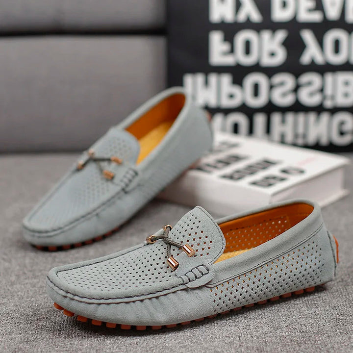 Heren Loafers met Perforatie - Slip-On Klassiek