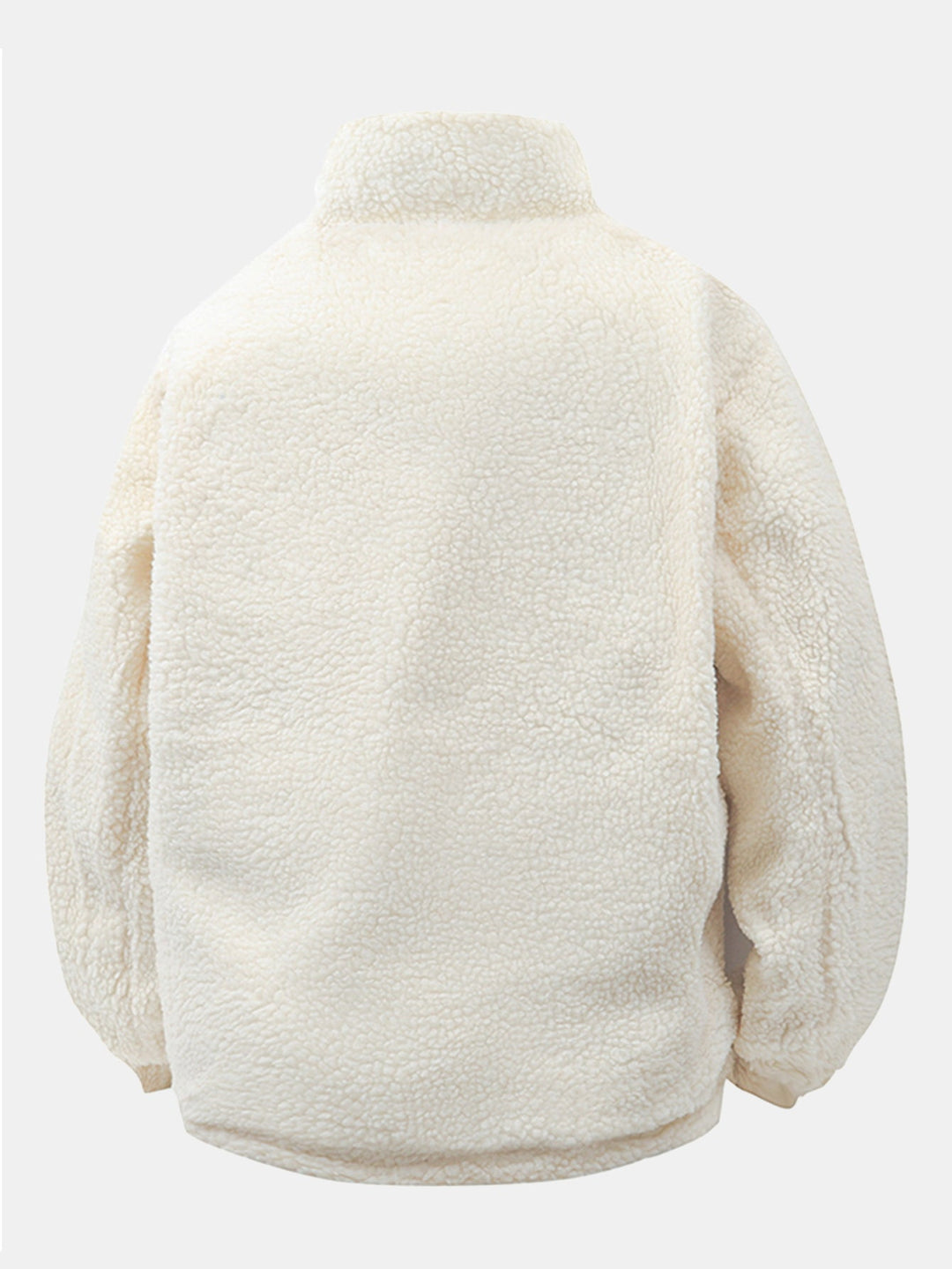Heren Omkeerbare Teddy Fleece Pufferjack - Comfortabele Winterjas