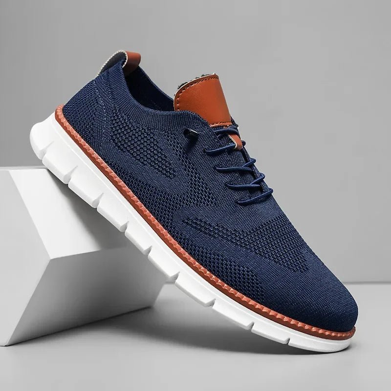 Heren Orthopedische Sneakers met Veters - Comfort Dagelijks - Blauw