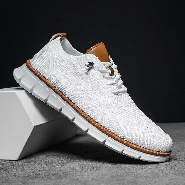 Heren Orthopedische Sneakers met Veters - Comfort Dagelijks - Wit