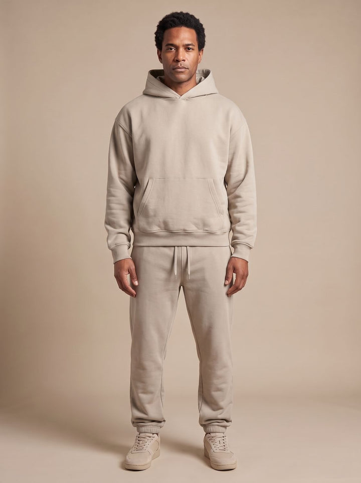 Heren Oversized Trainingspak - Hoodie en Joggingbroek Set