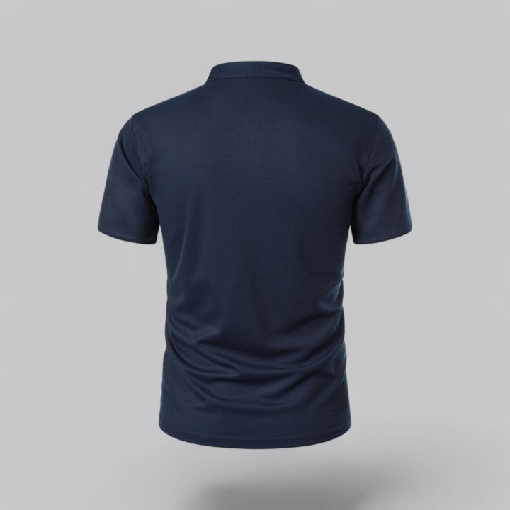 Heren Poloshirt Zonder Kraag - Comfortabel Dagelijks Dragen
