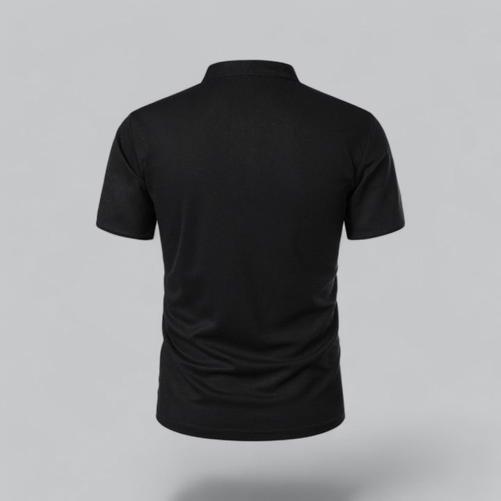 Heren Poloshirt Zonder Kraag - Comfortabel Dagelijks Dragen