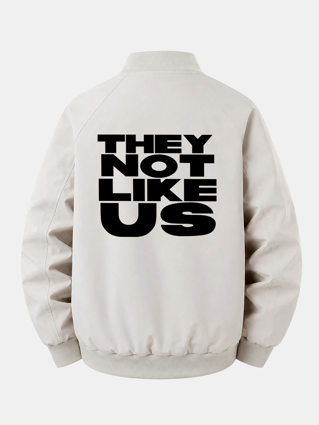 Heren Printed Zip-Up Bomber Jacket - Relaxed Fit Streetwear