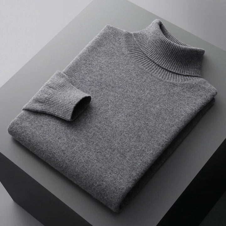 Heren Relaxed-Fit Coltrui in donkergrijs, Comfortabele Pasvorm