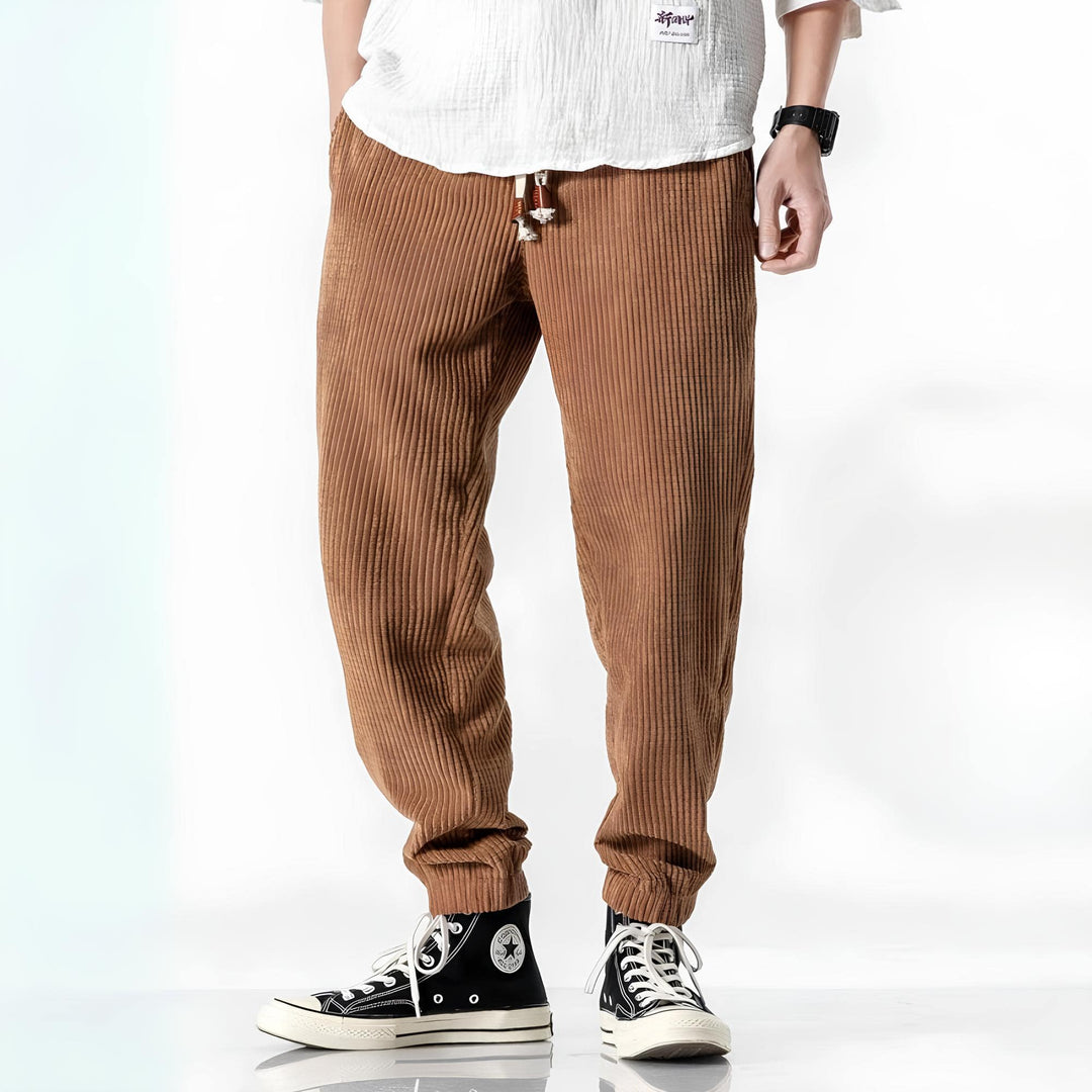 Heren Ripp-Comfort Broek - Relaxed Fit - Kameel