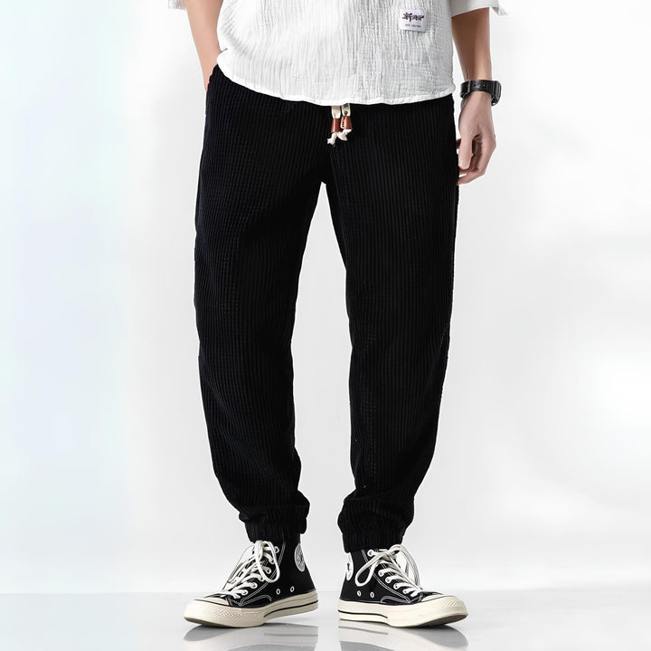 Heren Ripp-Comfort Broek - Relaxed Fit - Zwart