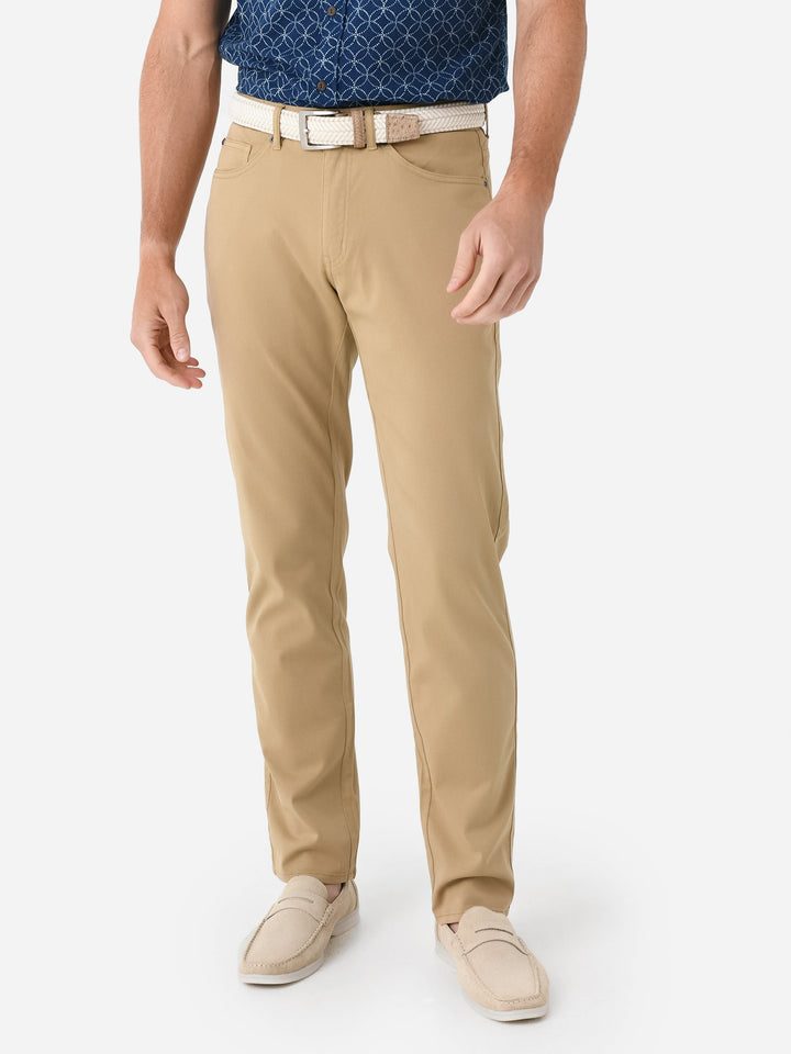 Heren Sateen Chino - Klassieke Vijfzak Broek