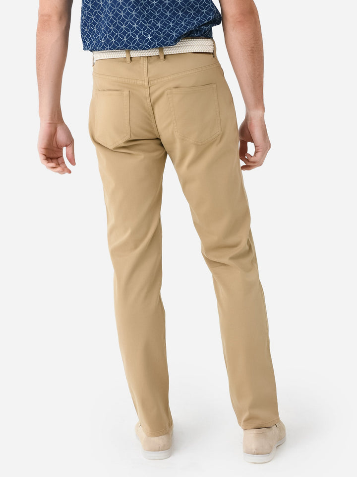 Heren Sateen Chino - Klassieke Vijfzak Broek