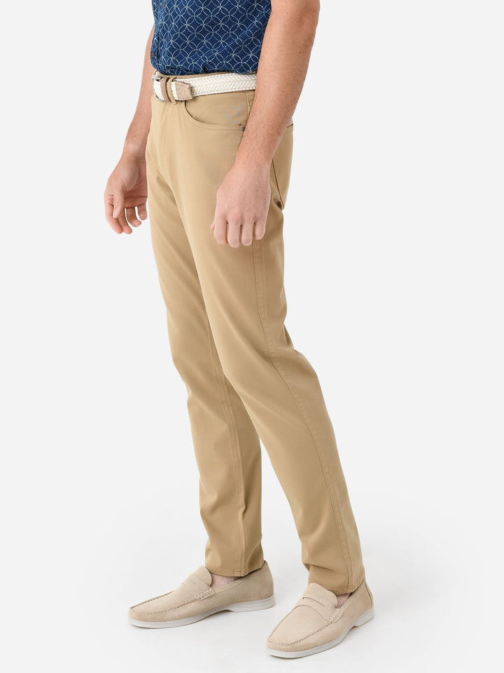 Heren Sateen Chino - Klassieke Vijfzak Broek