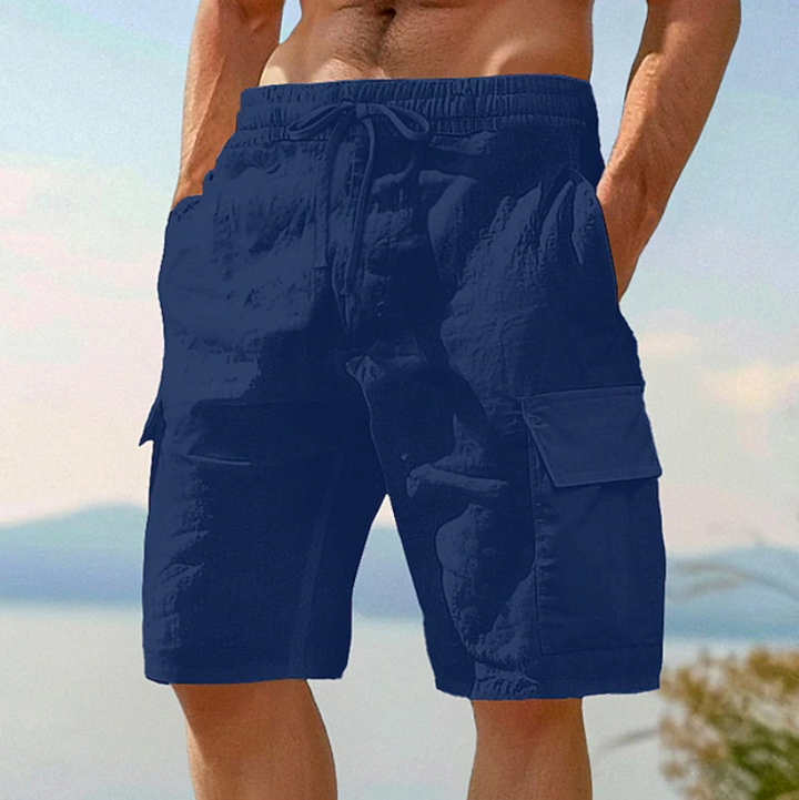 Heren Shorts Zomer - Casual Comfort Fit - Marineblauw
