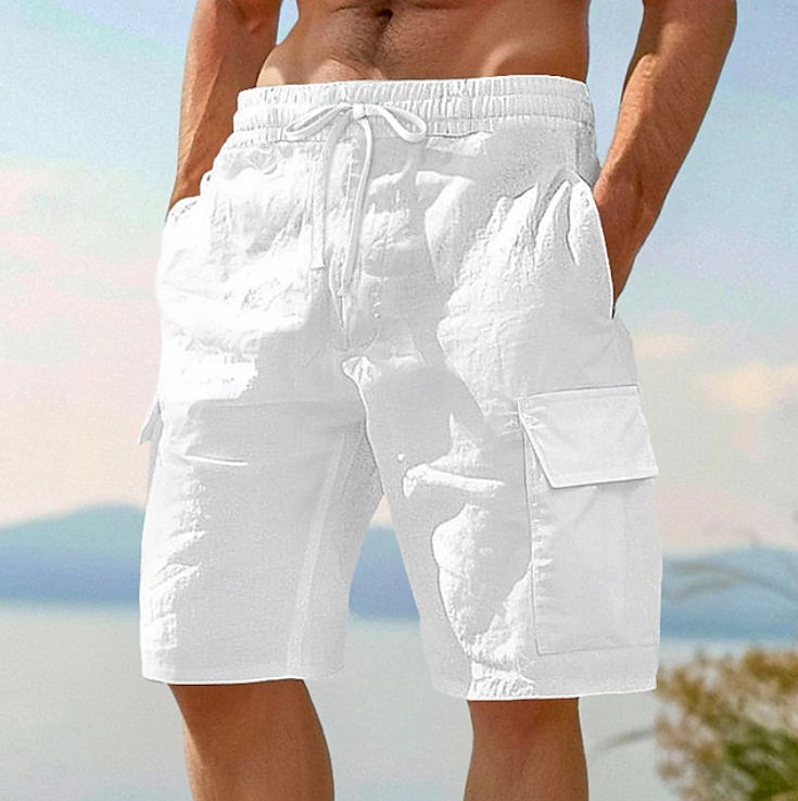 Heren Shorts Zomer - Casual Comfort Fit - Wit