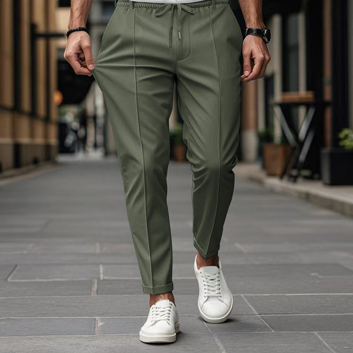 Heren Slim Fit Jeans - Casual Denim - Olijfgroen