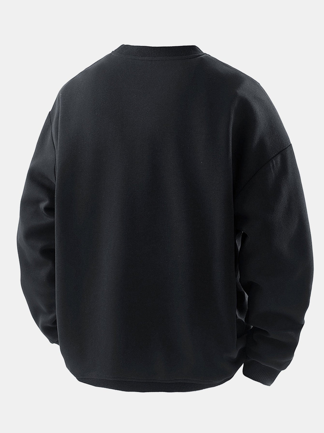 Heren Sweatshirt met Contrasterende Borsttas - Relaxed Fit
