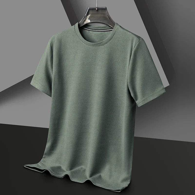 Heren T-Shirt Ronde Hals - Klassieke Basis - Groen