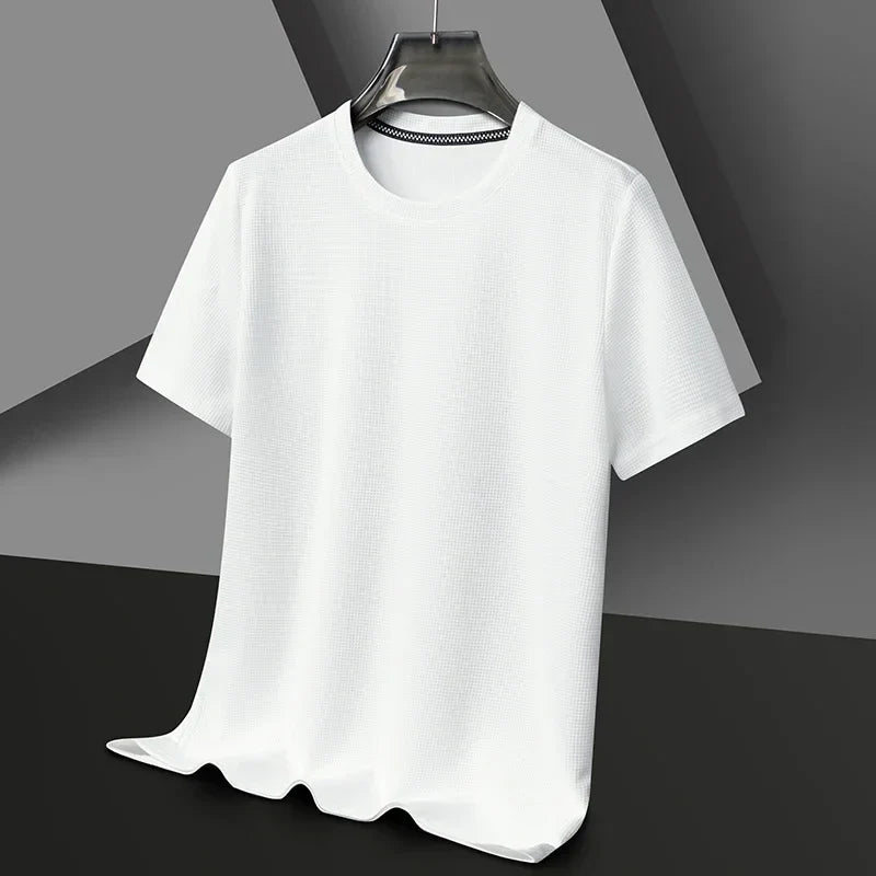Heren T-Shirt Ronde Hals - Klassieke Basis - Wit