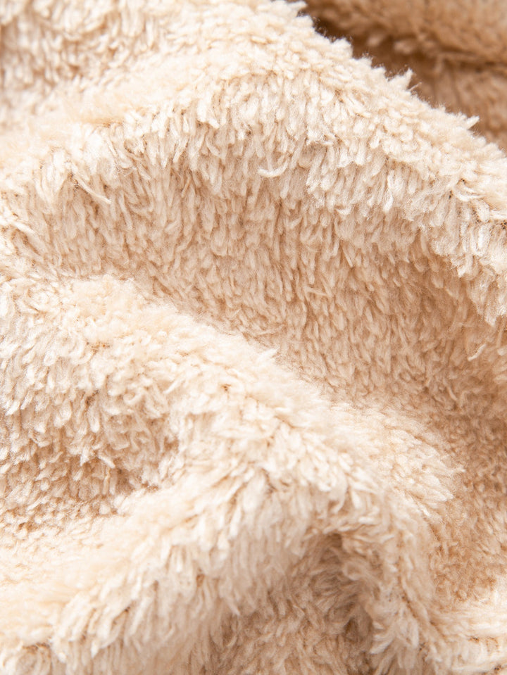Heren Teddy Fleece Rolkraag Sweatshirt - Warm Casual Pullover