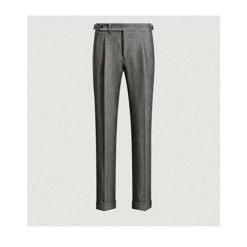 Heren Tweed Broek - Vintage Casual Look